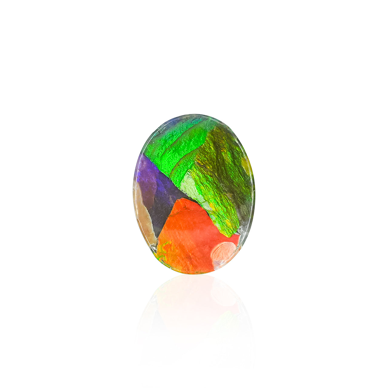 Ammolite Oval Cabochon 15x12 mm