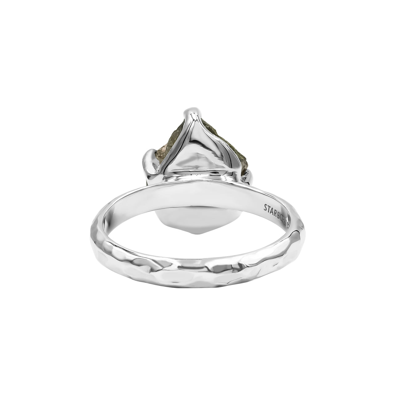 Starborn Andalusit-Ring mit Krappenfassung aus Sterlingsilber