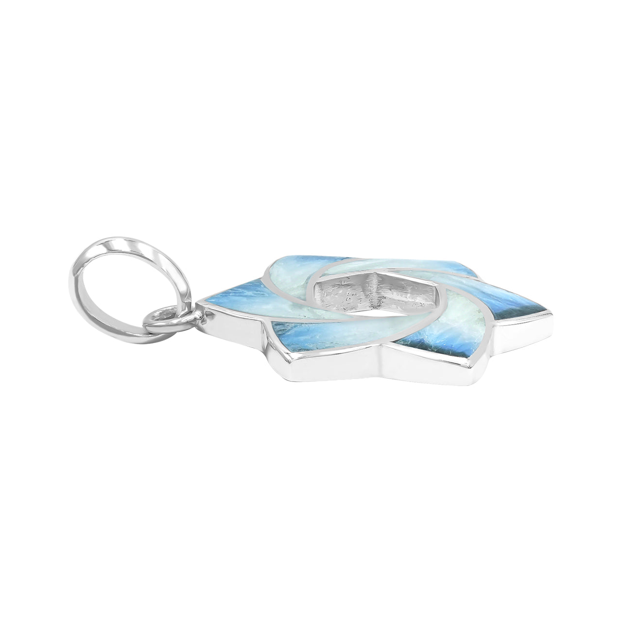 Starborn Gemstone 6-Point Knot Pendant in Sterling Silver