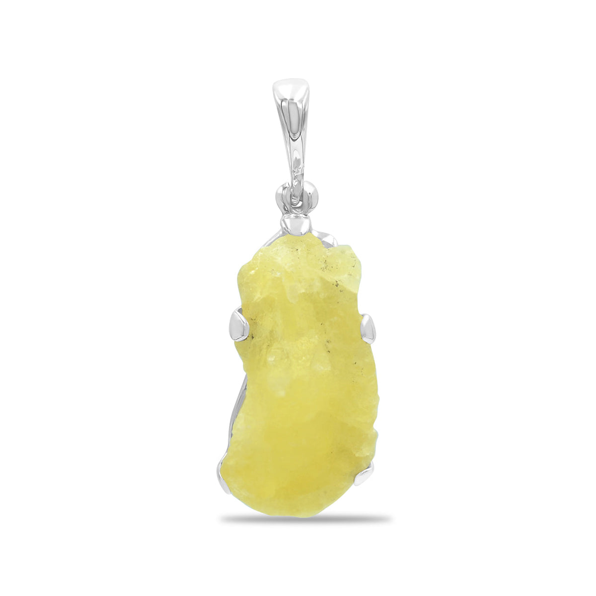 Starborn Brucite Pendant in Sterling Silver