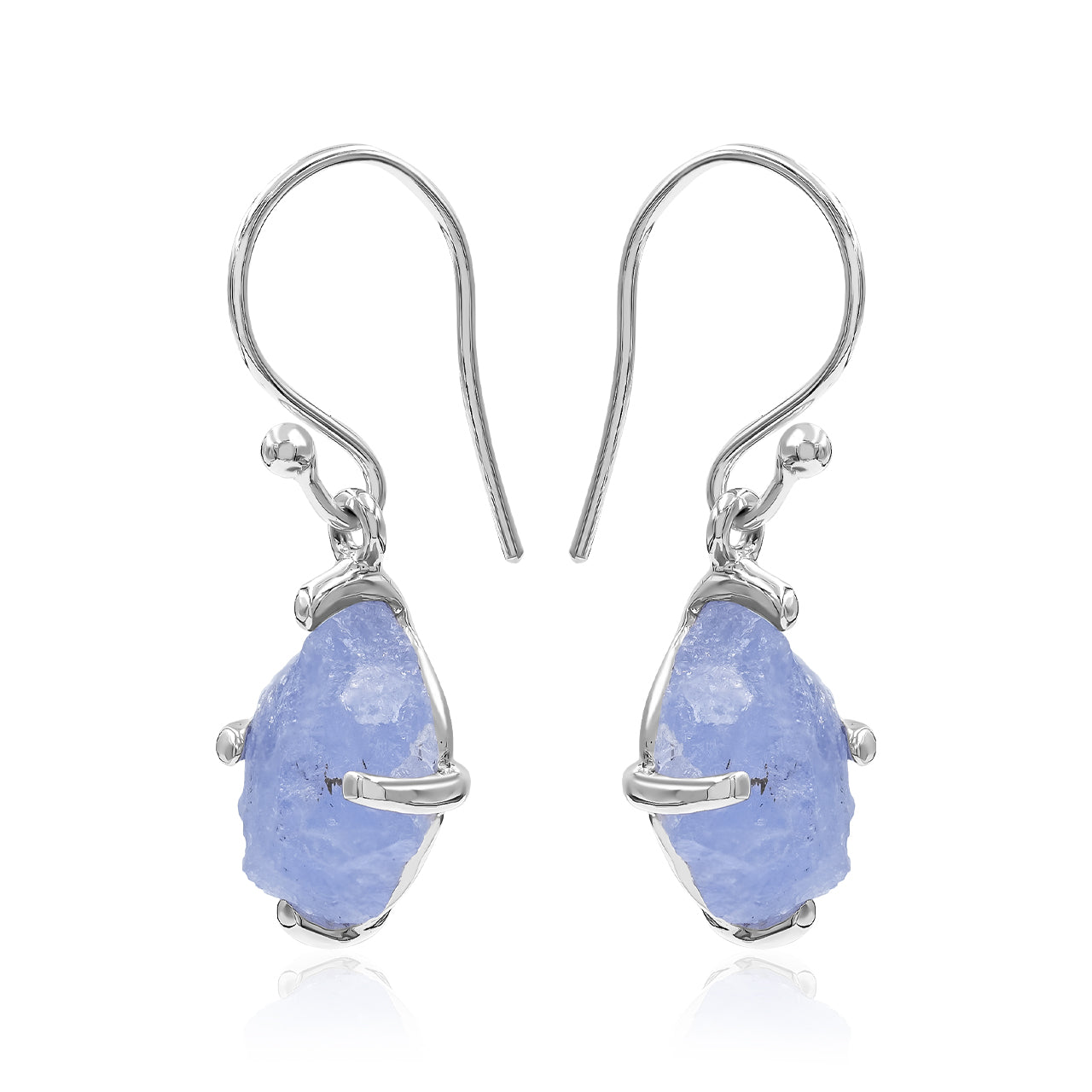 Fluorescent Hackmanite Dangle Earrings
