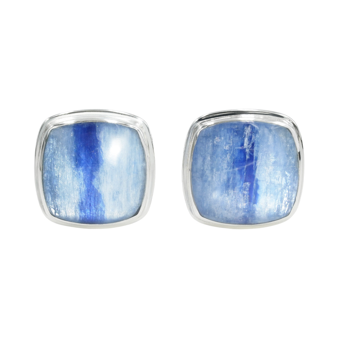Starborn Kyanite Square Cufflink in Sterling Silver