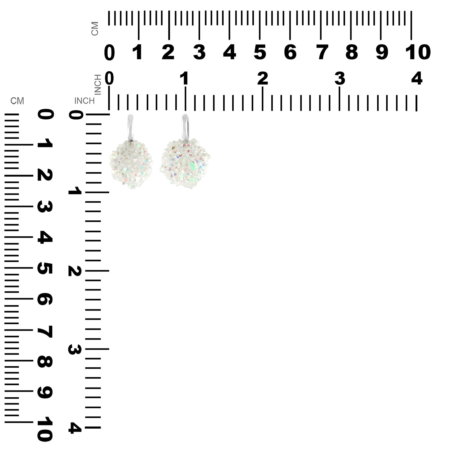 Starborn Spirit Quartz Drusy Pendant in Sterling Silver