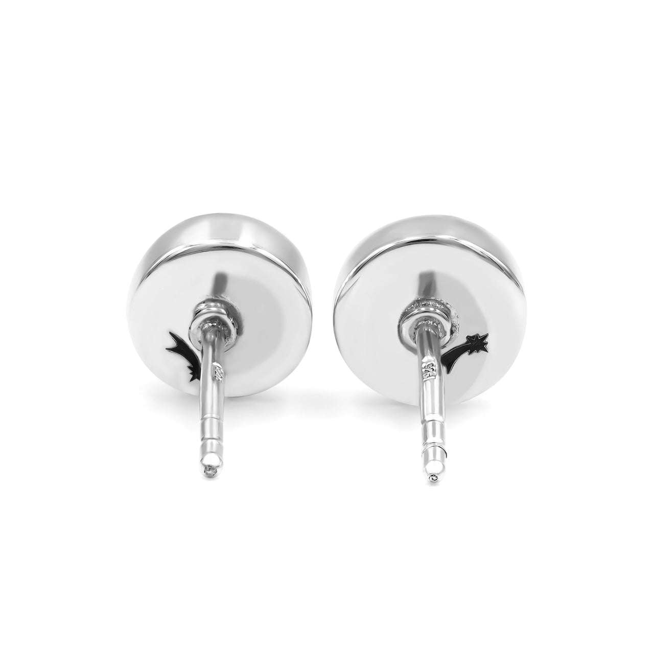 Starborn Star Sapphire Post Style Earring in Sterling Silver