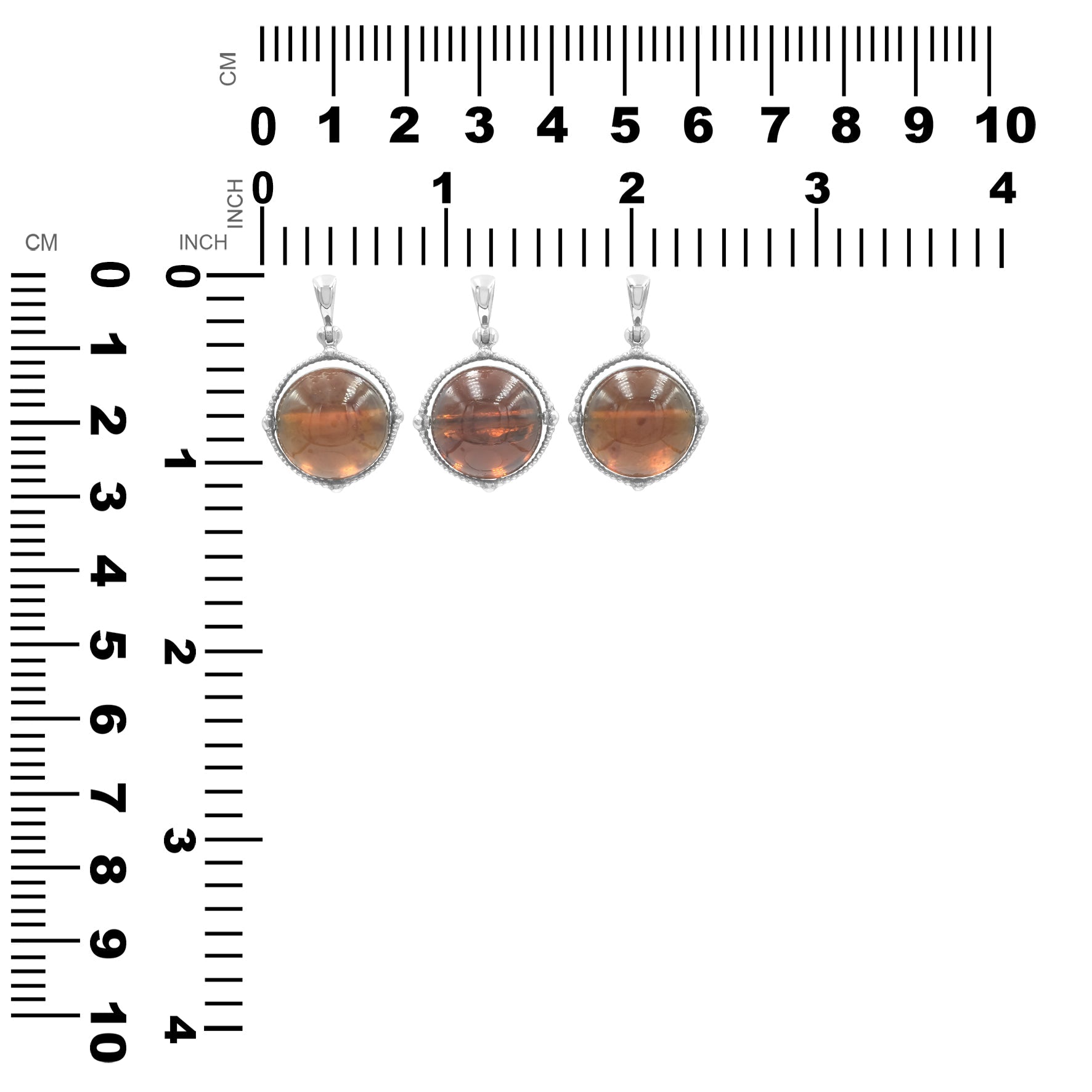 Starborn Gemstone Spinning Tactile Sphere Pendant in Sterling Silver