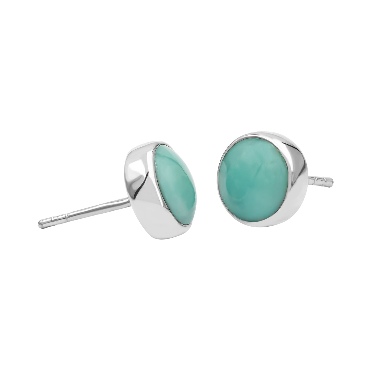 Starborn Campitos Turquoise Post Earrings in Sterling Silver
