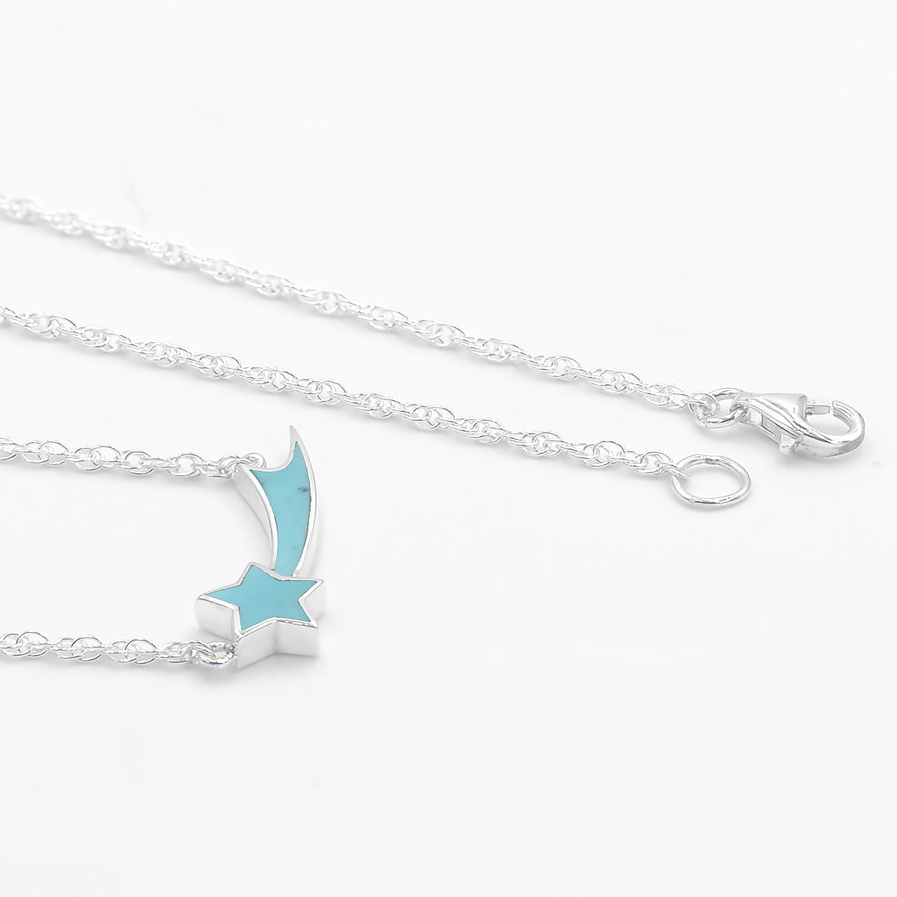 Collier étoile filante Starborn en argent sterling