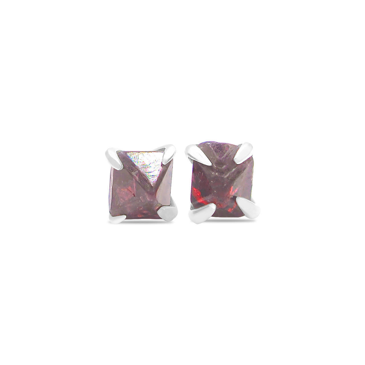Boucles d'oreilles style tige en argent sterling avec cristaux de zircone Starborn