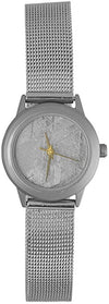 Starborn Creations Genuine Gibeon Meteorite Ladies Small 20mm Face Watch with Stainless Steel Adjustable Mesh Band