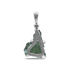 Starborn Natural Moldavite Pendant in Sterling Silver petite