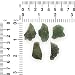 Starborn Genuine Rough Moldavite 15-20 Carat Stone, One Piece