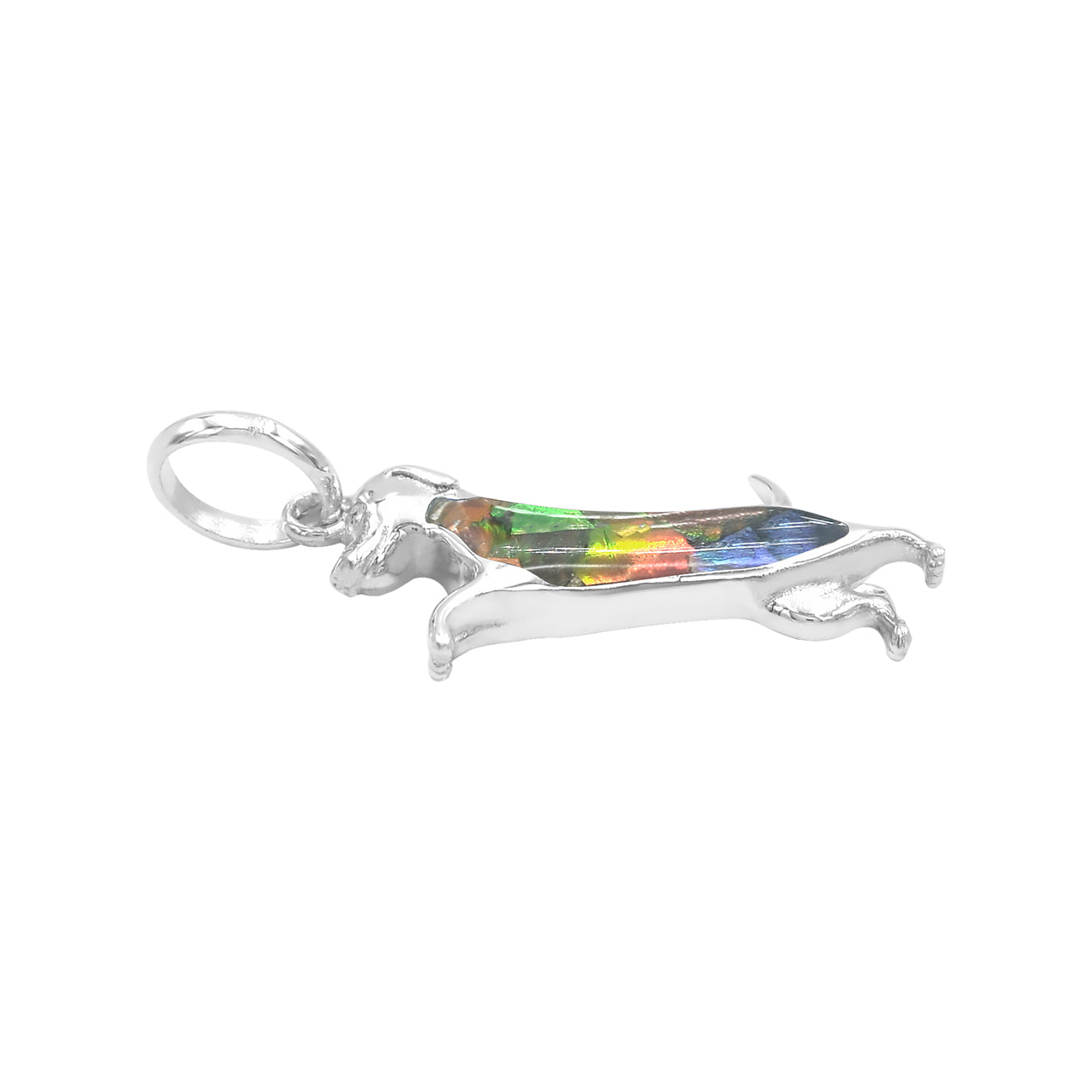 Pendentif Silhouette de chien Starborn en argent sterling