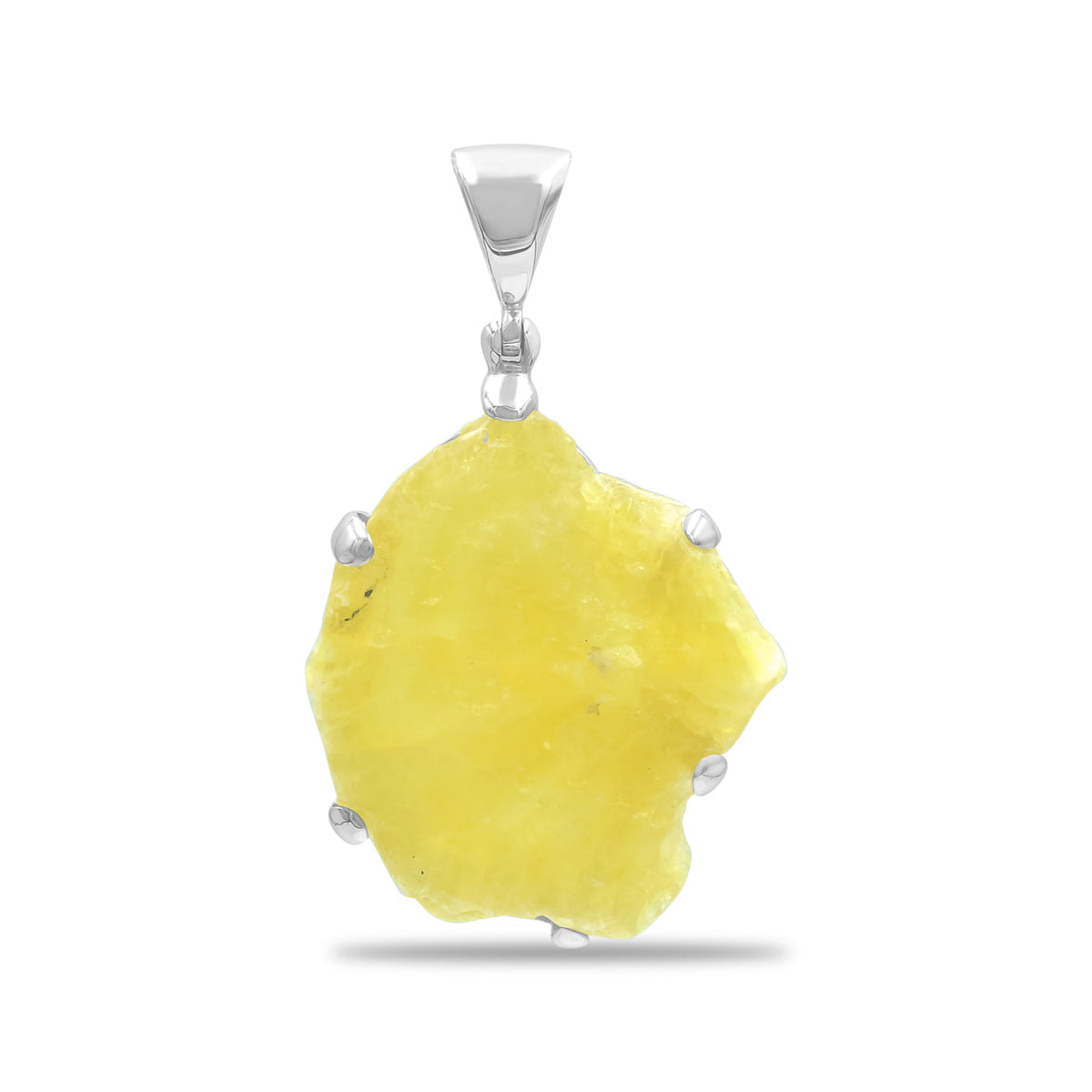 Starborn Brucite Pendant in Sterling Silver