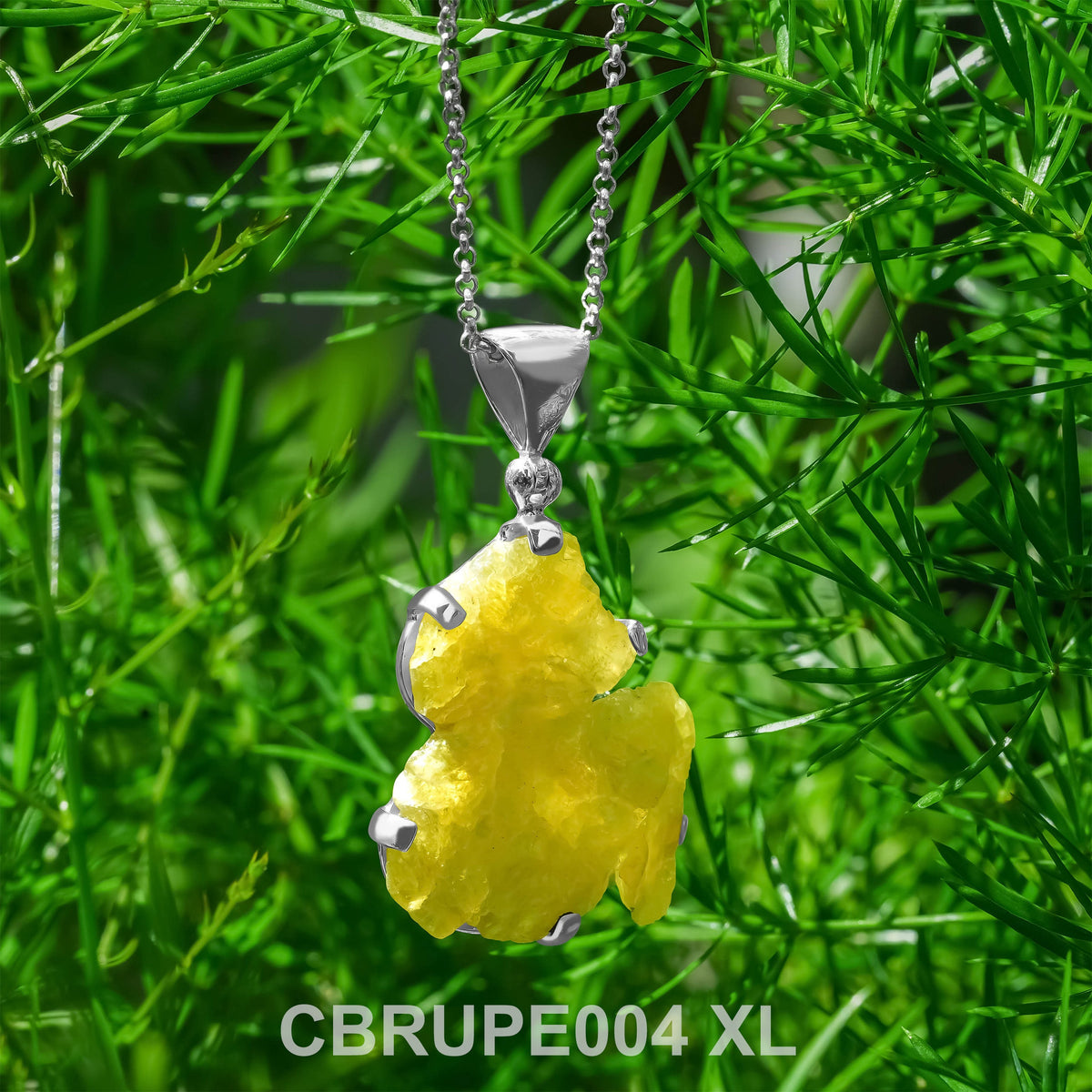 Starborn Brucite Pendant in Sterling Silver