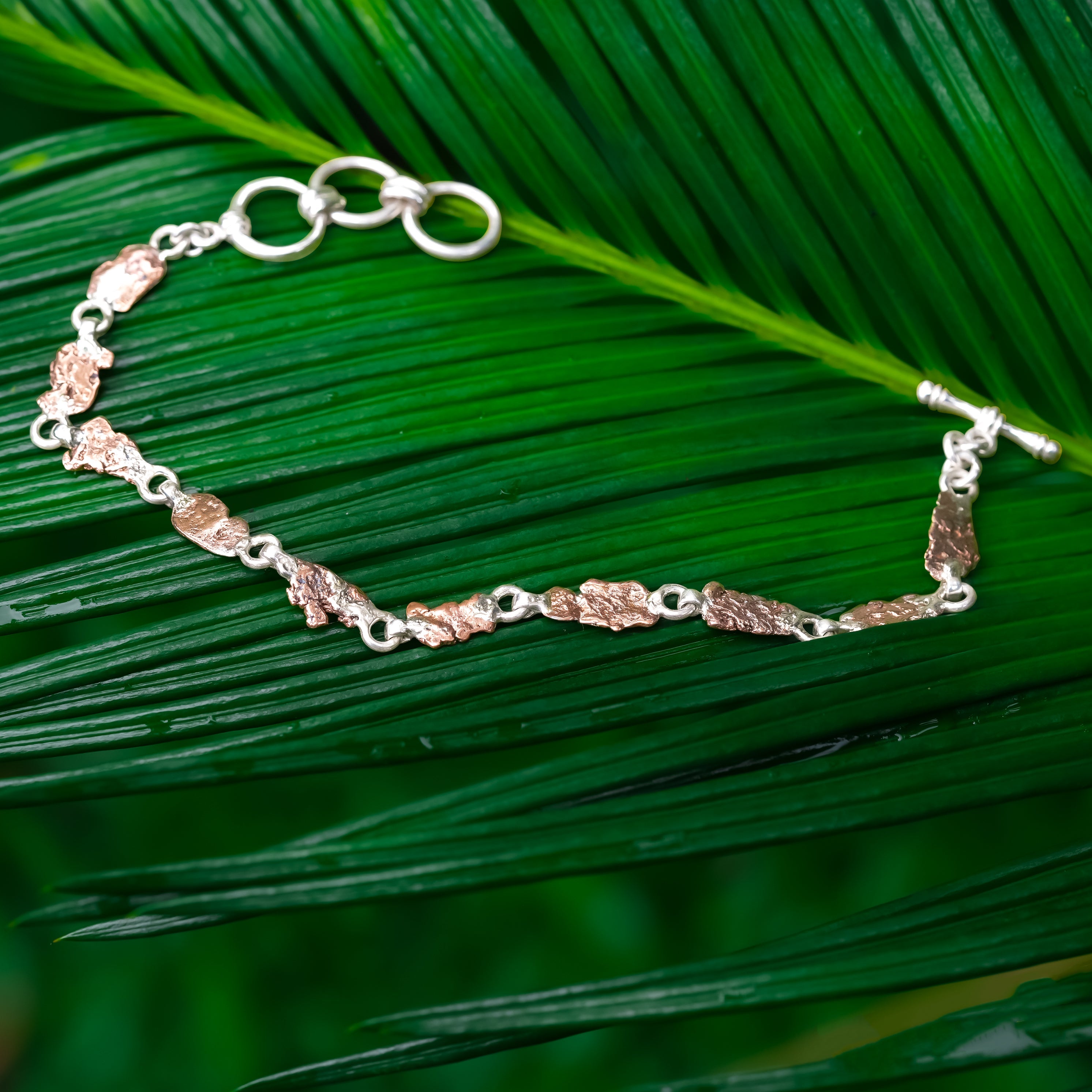 Starborn Copper Bracelet in Sterling Silver