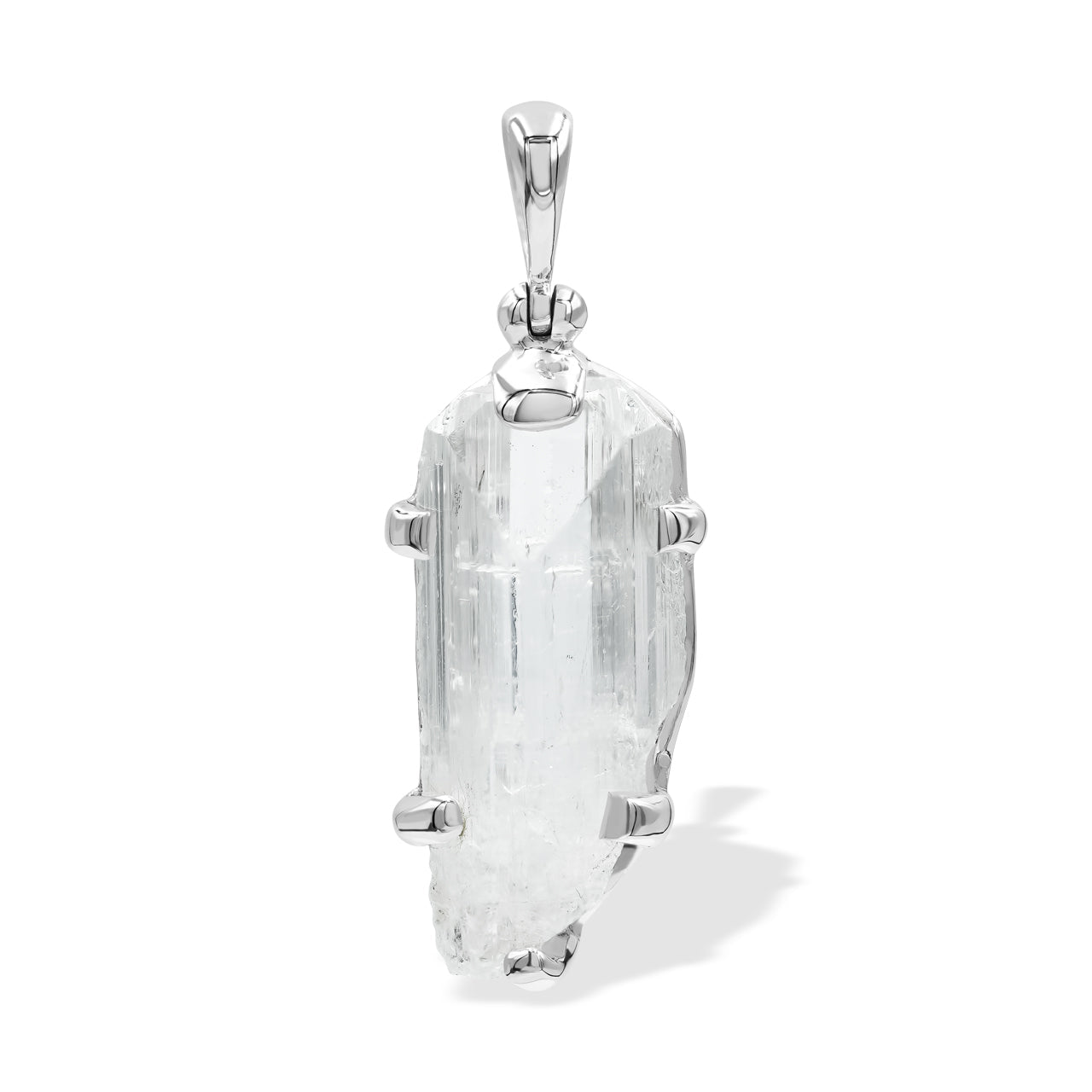 Starborn Danburit-Kristall-Anhänger aus feinem Sterlingsilber