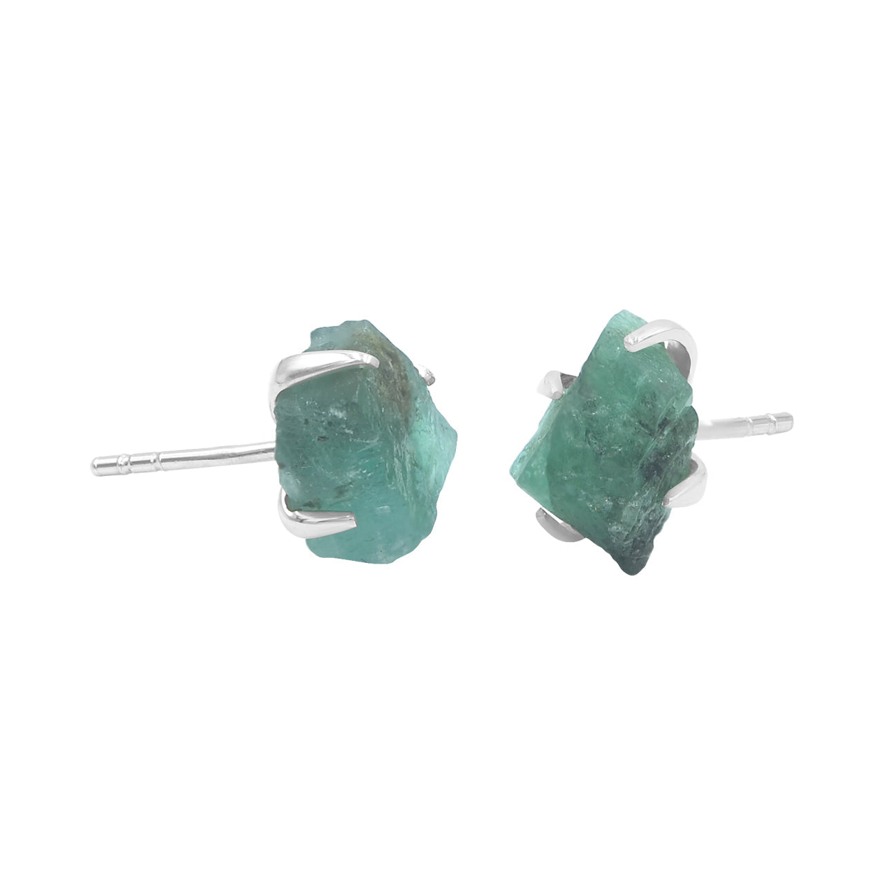 Emerald Crystal Post Style Earrings