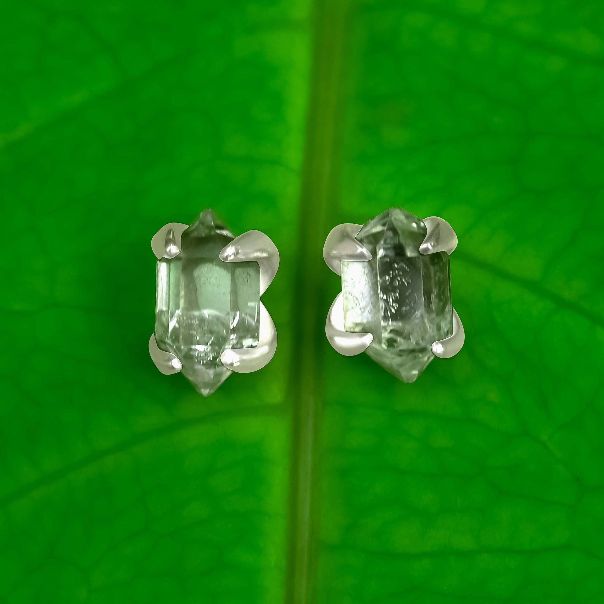 Starborn Herkimer Diamond Sterling Silver Post Earrings