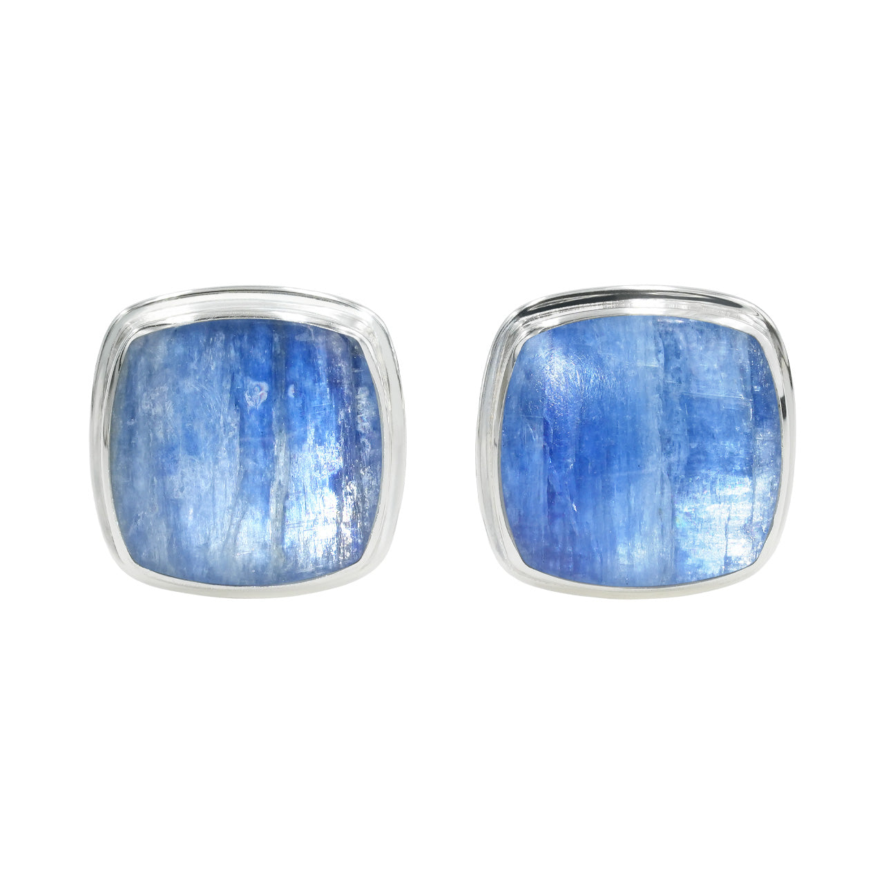 Starborn Kyanite Square Cufflink in Sterling Silver