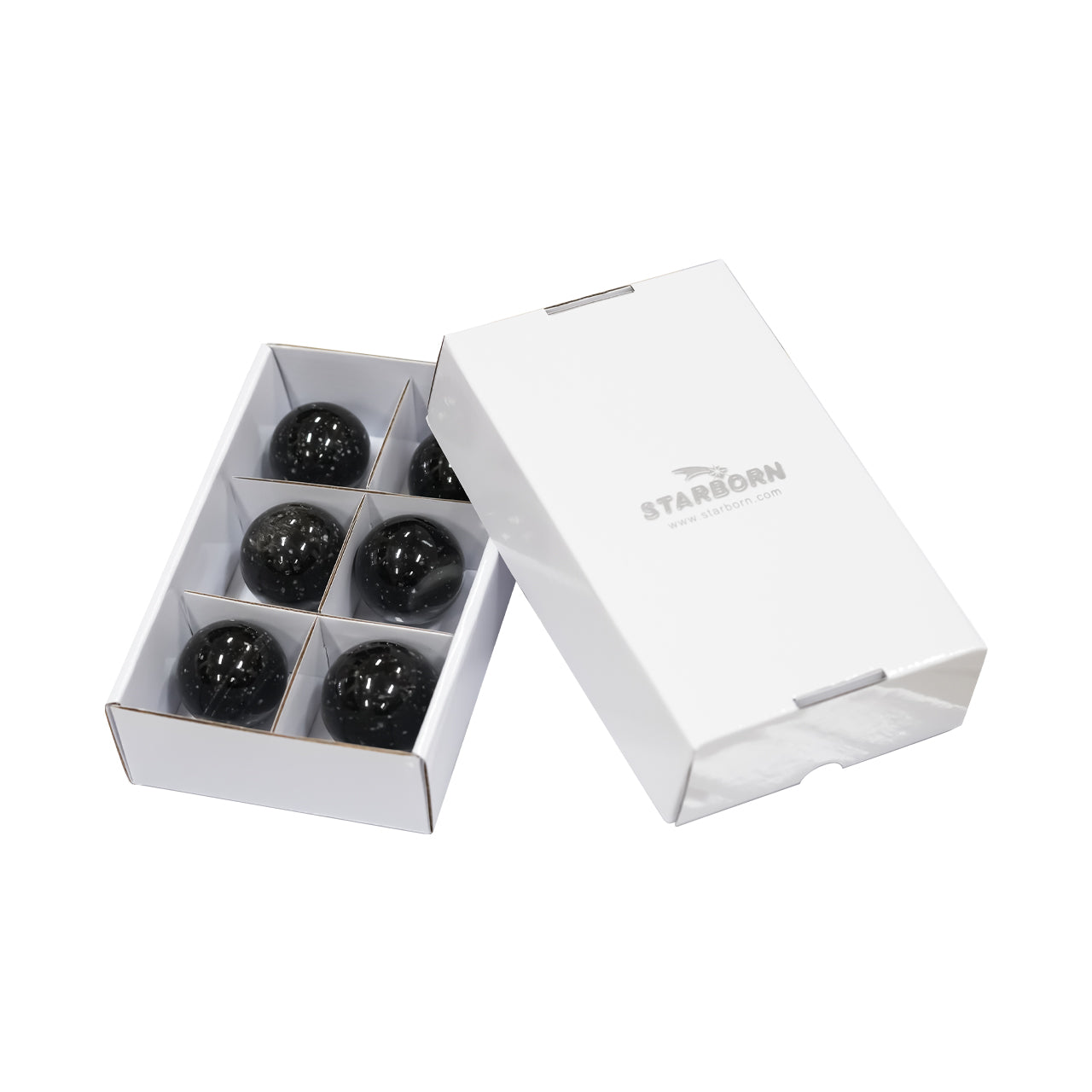 Galaxy Obsidian Sphere 700 Grams - 6 pcs