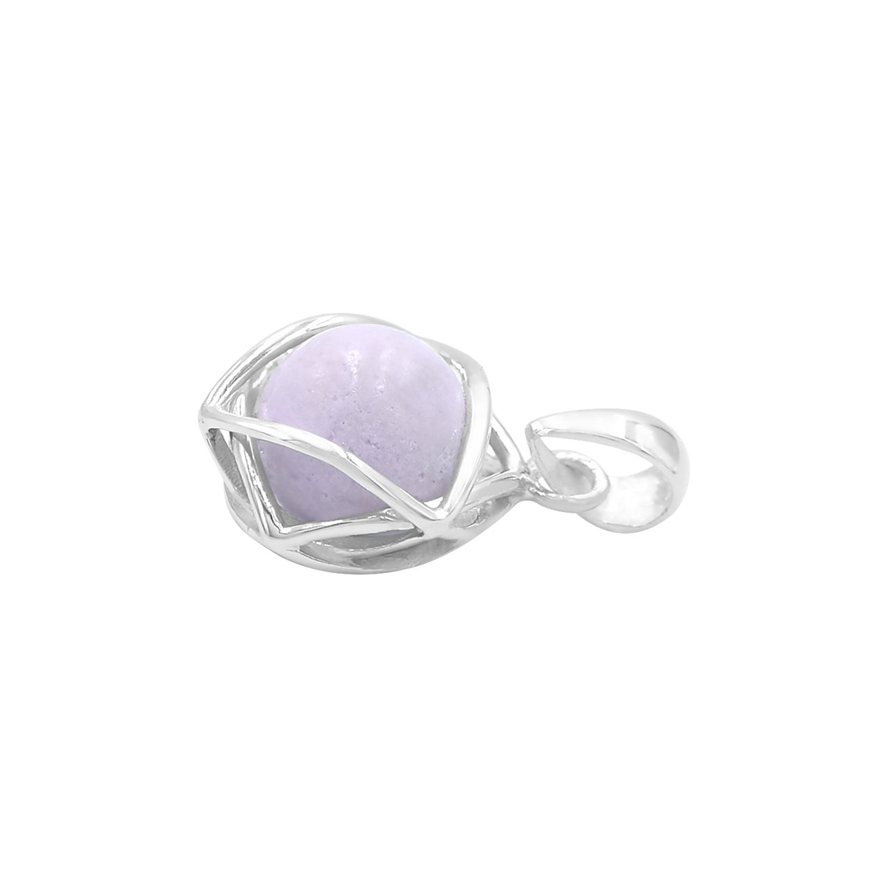 Starborn Gemstone Sphere 6-Point Star Pendant in Sterling Silver