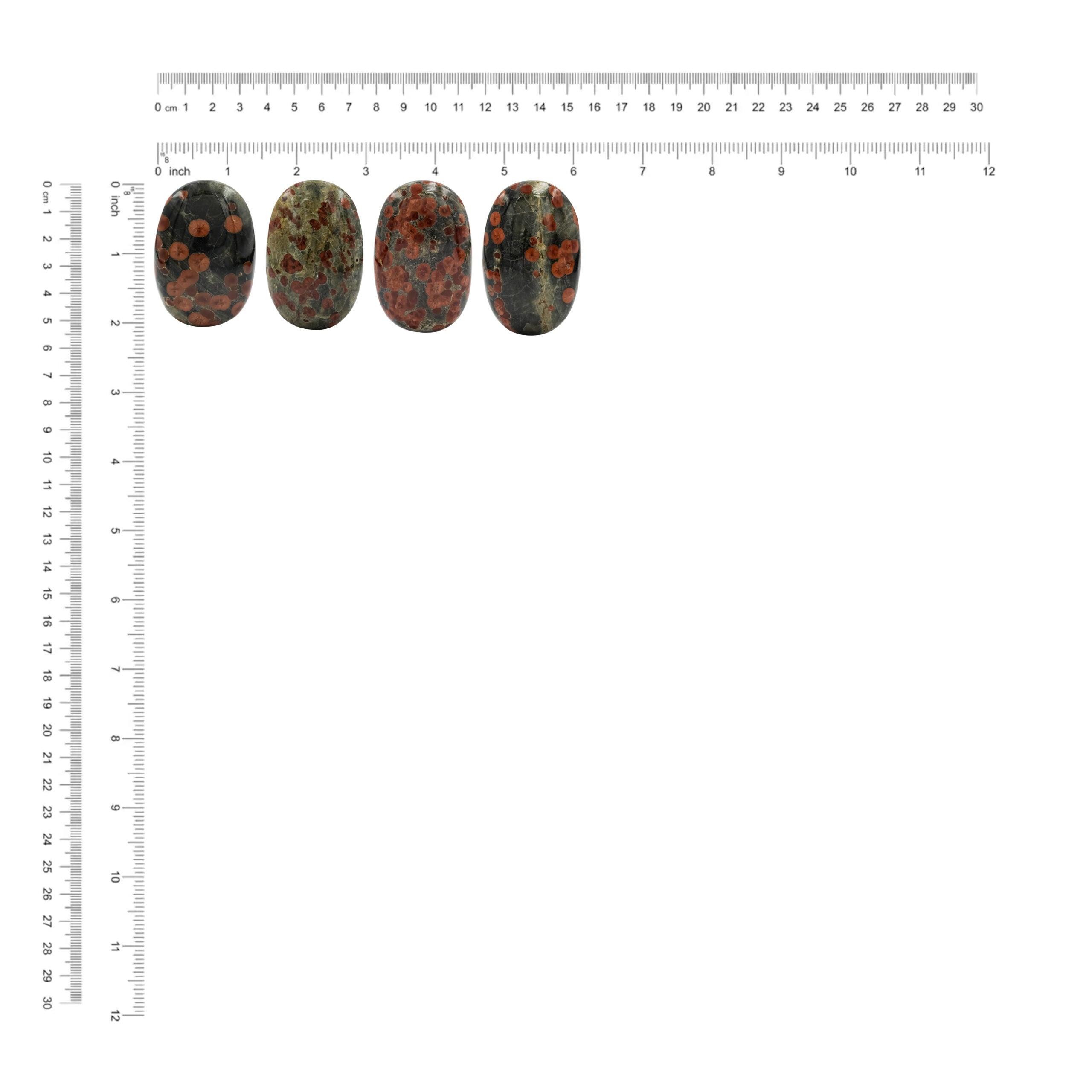Red Planet Obsidian Palm Stones