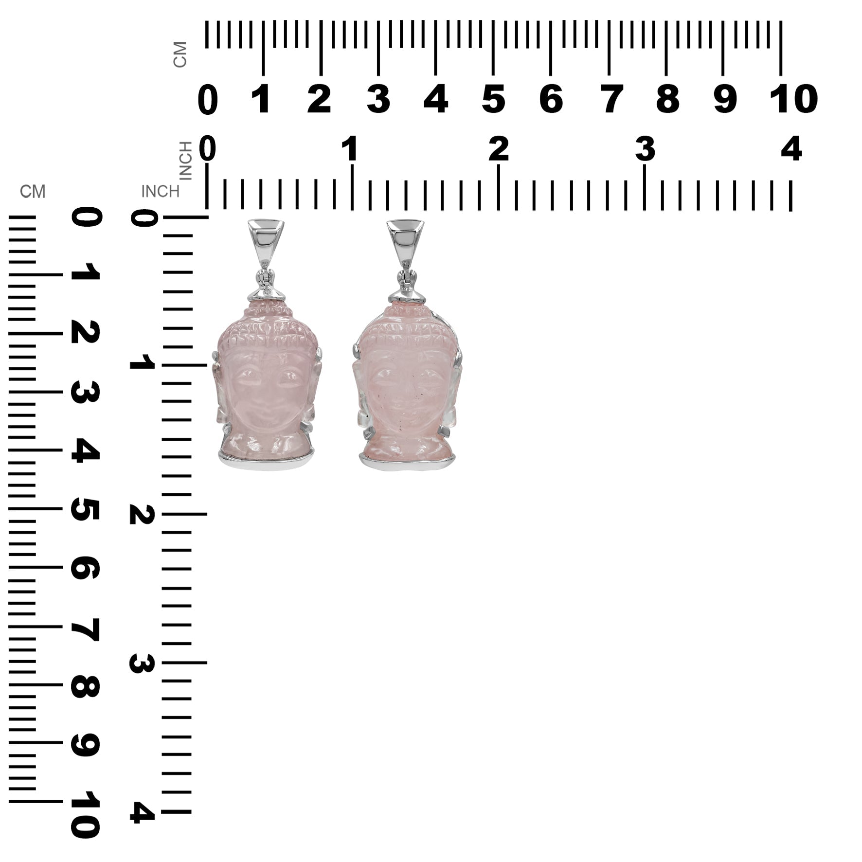 Pendentif tête de Bouddha en améthyste sculptée Starborn en argent sterling