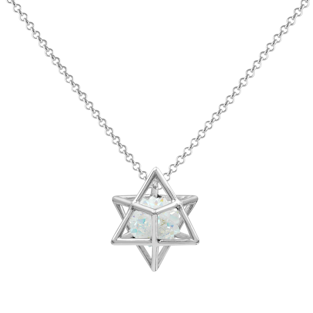 Spirit Quartz Merkabah Pendant