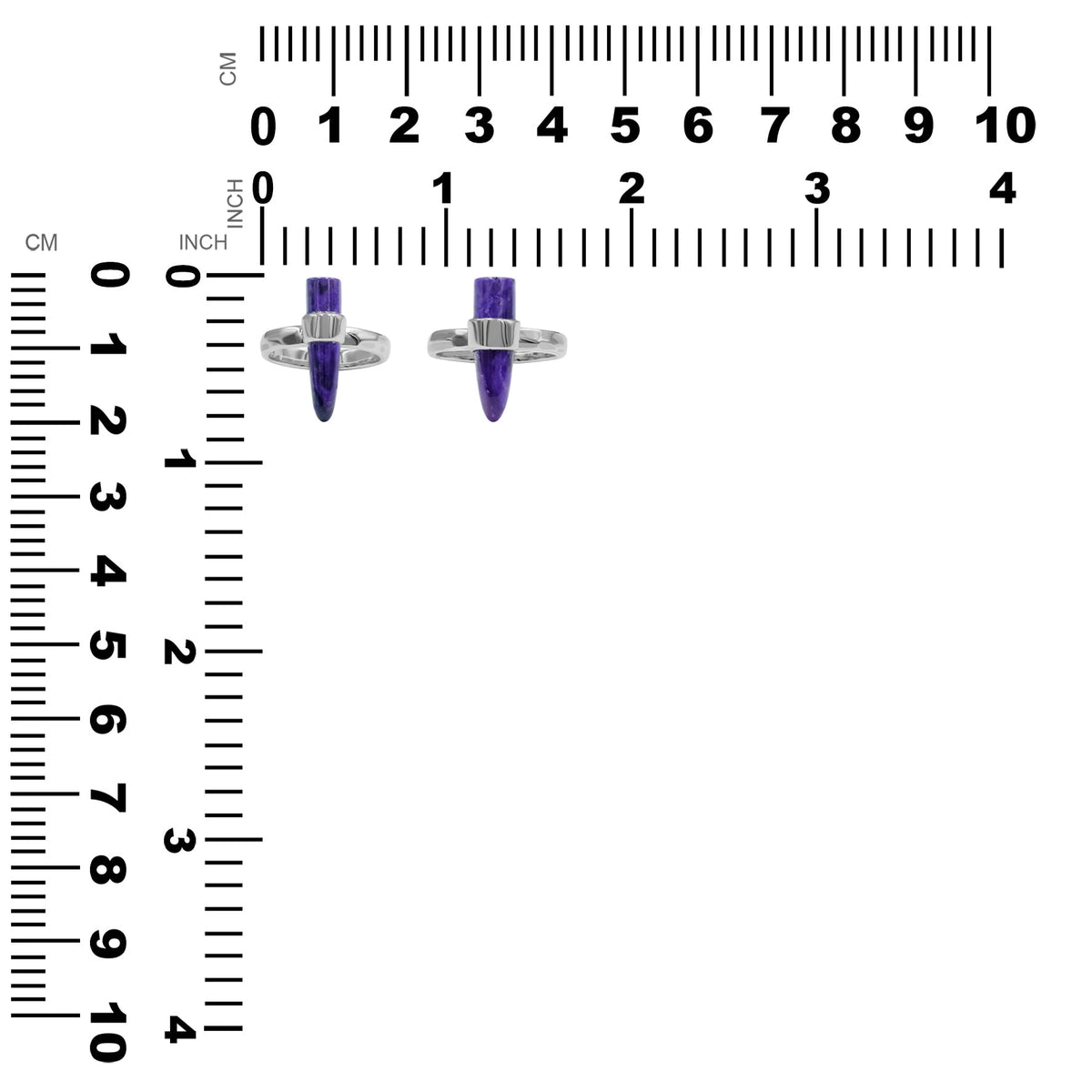 Starborn Sugilite mit Silberbandring aus feinem Sterlingsilber