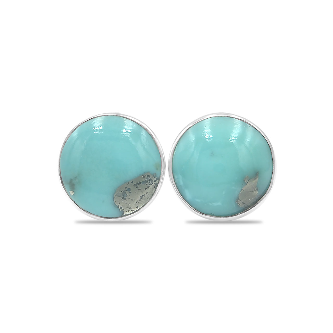 Starborn Campitos Turquoise Post Earrings in Sterling Silver