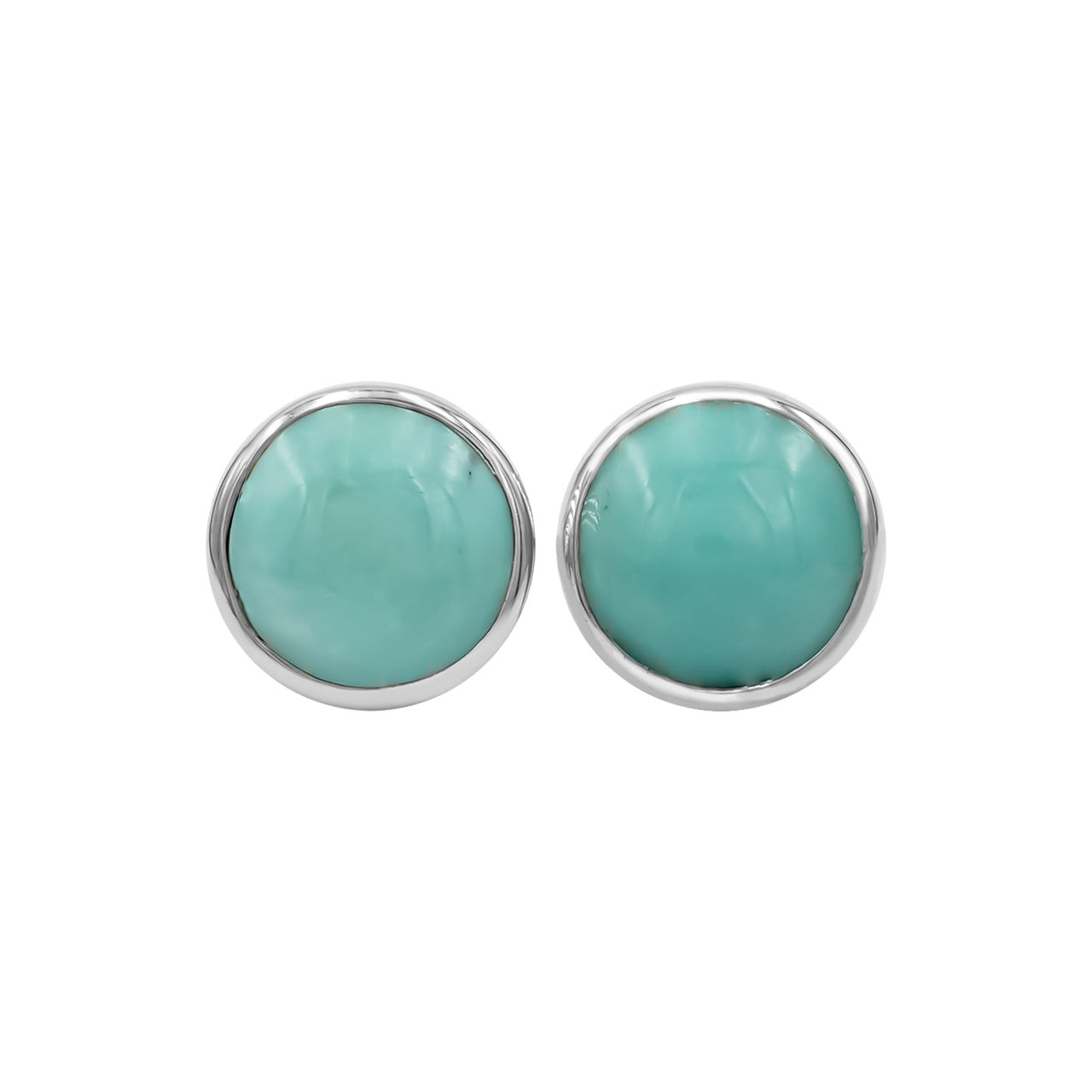 Starborn Campitos Turquoise Post Earrings in Sterling Silver