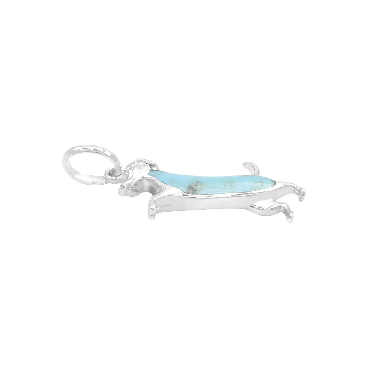 Pendentif Silhouette de chien Starborn en argent sterling
