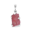Starborn Natural 7-14 cts. Rhodonite Gemstone Pendant in Sterling Silver