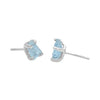 Starborn Creations Aquamarine Gemstone Post Style Earrings