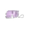 Starborn Rough Kunzite Gemstone Sterling Silver Pendant - large