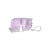 Starborn raw kunzite gemstone pendant in sterling silver