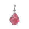 Starborn Natural 7-14 cts. Rhodonite Gemstone Pendant in Sterling Silver