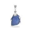 Starborn Rough 10-15 cts Tanzanite Crystal Pendant in Sterling Silver