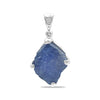 Starborn Natural 7-11 cts Tanzanite Crystal Pendant in Sterling Silver