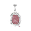 Starborn Natural 20-30 cts Rhodonite Pendant in Sterling Silver