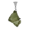 Starborn Moldavite Natural 10-15 carat Raw Healingstone 925 Sterling Silver Pendant