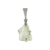 Starborn Rough Brasilian Hiddenite Sterling Silver Pendant - Small transparent