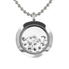 Starborn Herkimer Window Pendant in Stainless Steel