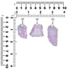 Starborn Rough Kunzite Gemstone Sterling Silver Pendant - X Large