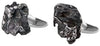 Starborn Sterling Silver and Genuine Campo Del Cielo Meteorite Cufflinks