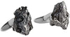 Starborn Sterling Silver and Genuine Campo Del Cielo Meteorite Cufflinks