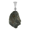 Starborn Genuine Agoudal Meteorite Nugget Pendant with Sterling Silver Bale