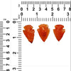 Starborn Carnelian Gemstone Arrow head 3cm