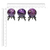 Starborn Purpurite ball 65-70mm diameter with stand