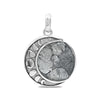 Starborn Campo del Cielo Meteorite Moon Phase Sterling Silver Pendant